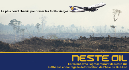 Lufhansa fait la pub de Neste Oil - adaptée de PublicEye