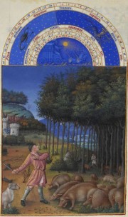 Les très riches heures du Duc de Berry (Novembre) - Domaine public